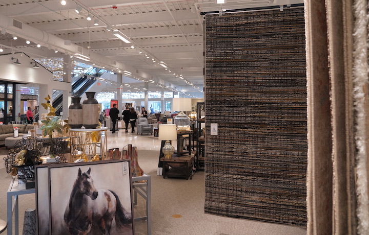 shot of home accessories and rugs