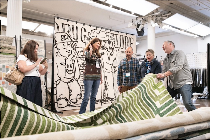 COVER Connect New York 2026 Tamarian booth flipping rugs