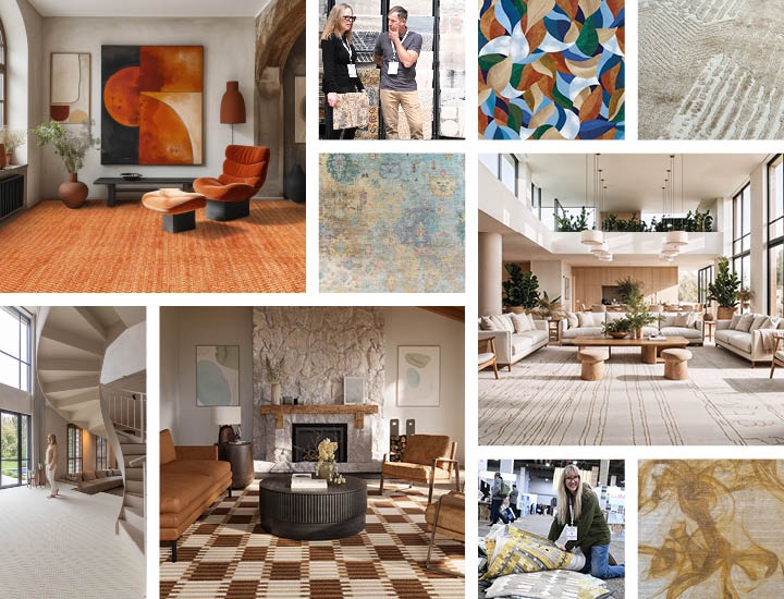 COVER Connect Las Vegas Montage of rugs and buyers