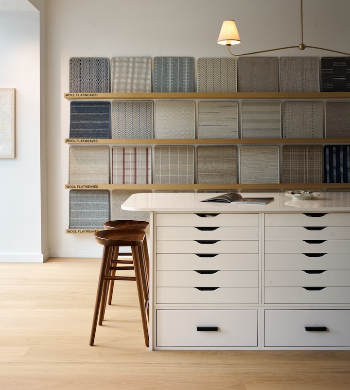 Image of Ernest showroom wall samples