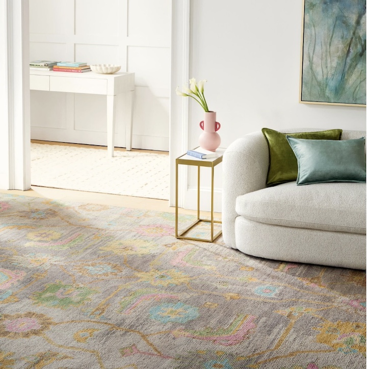 Annie Selke's new oushak inspired Iris rug