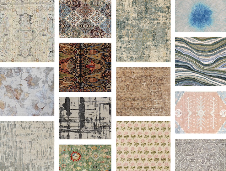 RugNews Montage of 2025 Best-selling Area Rugs