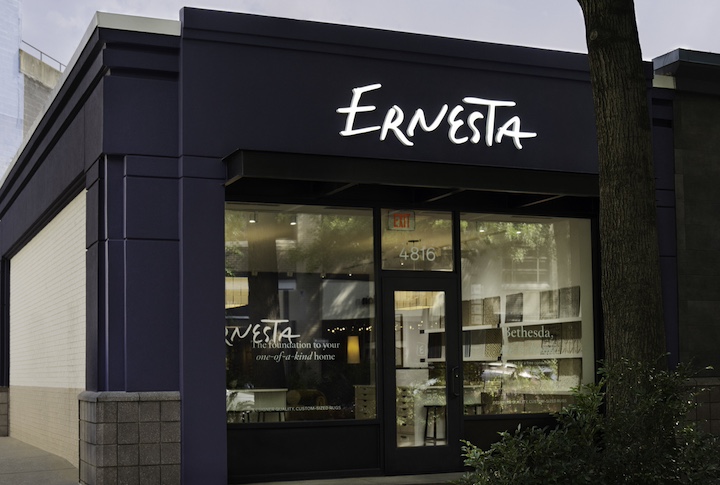 Ernesta Opens Bethesda Showroom and Adds New Trade Portal