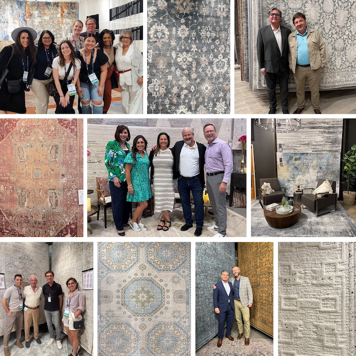 New Rugs and buyers at Las Vegas 2024 summer market