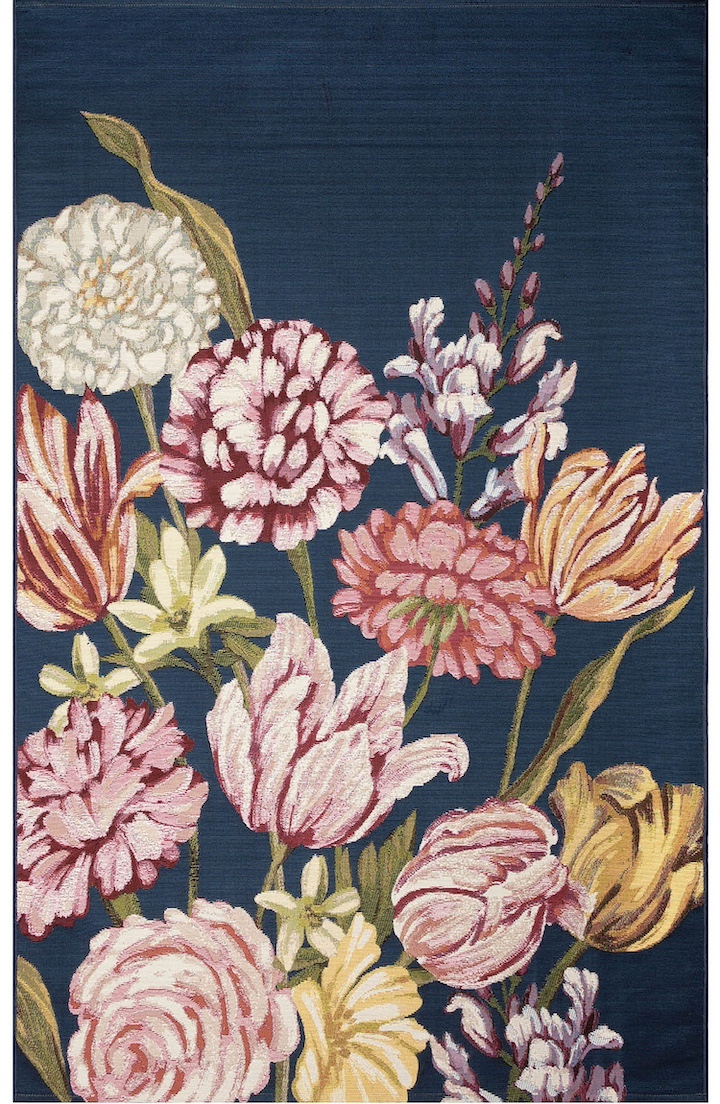Trans-Ocean Hqllo Holland floral rug