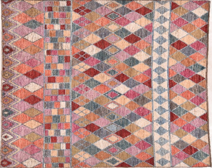 Alpine geometric morrocan inspired area rug